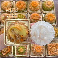 Khuôn 9cm làm xôi, rau câu, bánh trung thu [ Cá chép 1 con ]